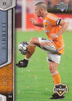 Wade Barrett Houston Dynamo UD MLS 2007 #53